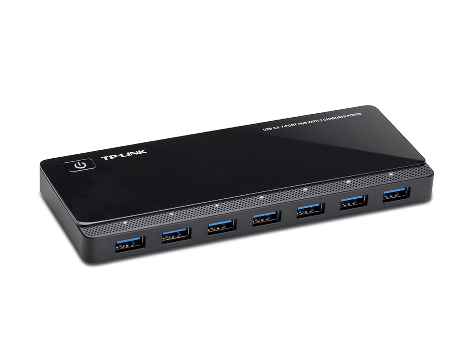 TP-Link UH720 interface hub USB 3.2 Gen 1 (3.1 Gen 1) Micro-B 5000 Mbit/s Zwart