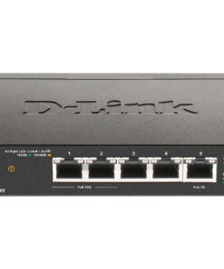 D-Link DGS-1100-05PDV2 netwerk-switch Managed Gigabit Ethernet (10/100/1000) Power over Ethernet (PoE) Zwart