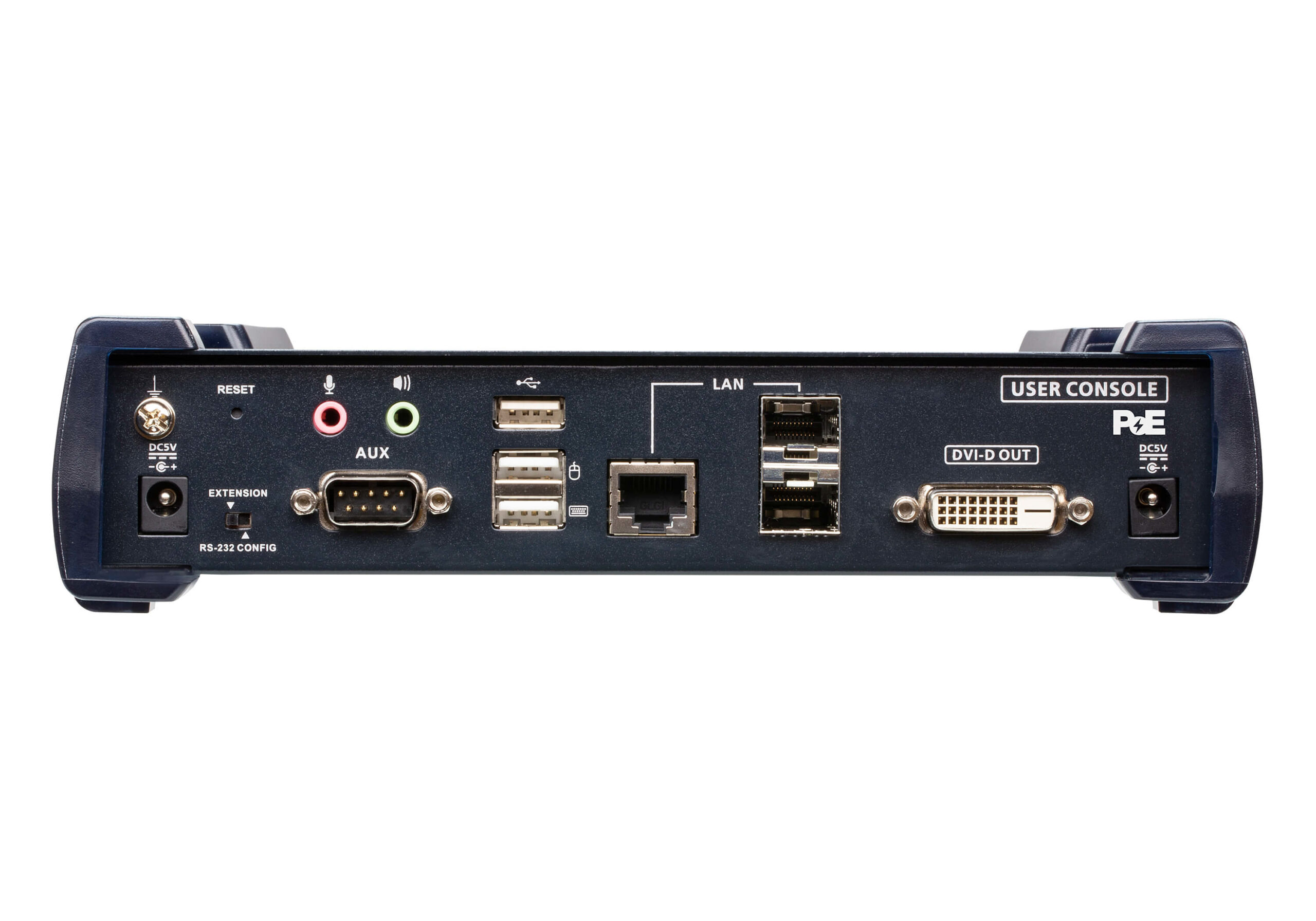 ATEN 2K DVI-D Dual Link KVM over IP-ontvanger met Dual SFP & PoE - Afbeelding 2