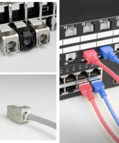 ACT Keystone Jack RJ45 CAT6A Shielded toolless met shutter - Afbeelding 4