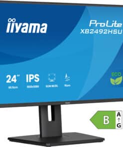 iiyama ProLite XB2492HSU-B1 computer monitor 60,5 cm (23.8") 1920 x 1080 Pixels Full HD LED Zwart