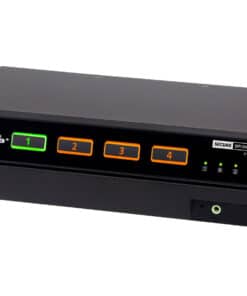 ATEN 4-poorts USB 5K DisplayPort/HDMI universele beveiligde KVM-switch voor twee displays (PSD PP v4.0-compatibel)