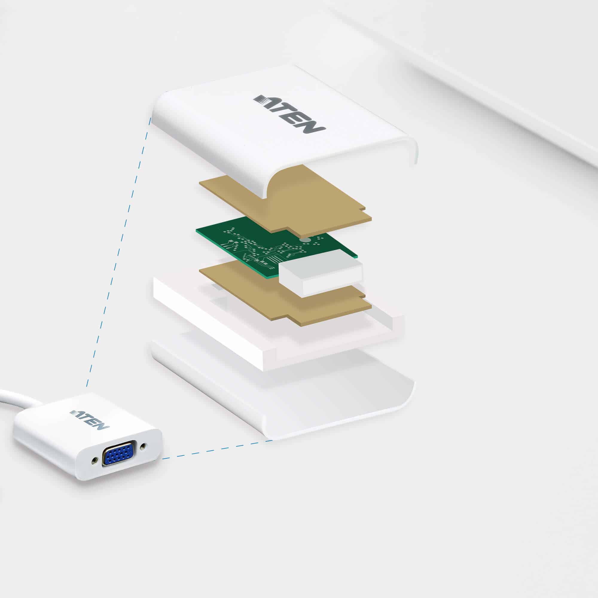 ATEN DisplayPort naar VGA-adapter - Afbeelding 4