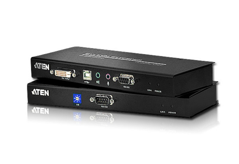 ATEN USB DVI Cat 5 KVM Verlenger (1024 x 768@60m)