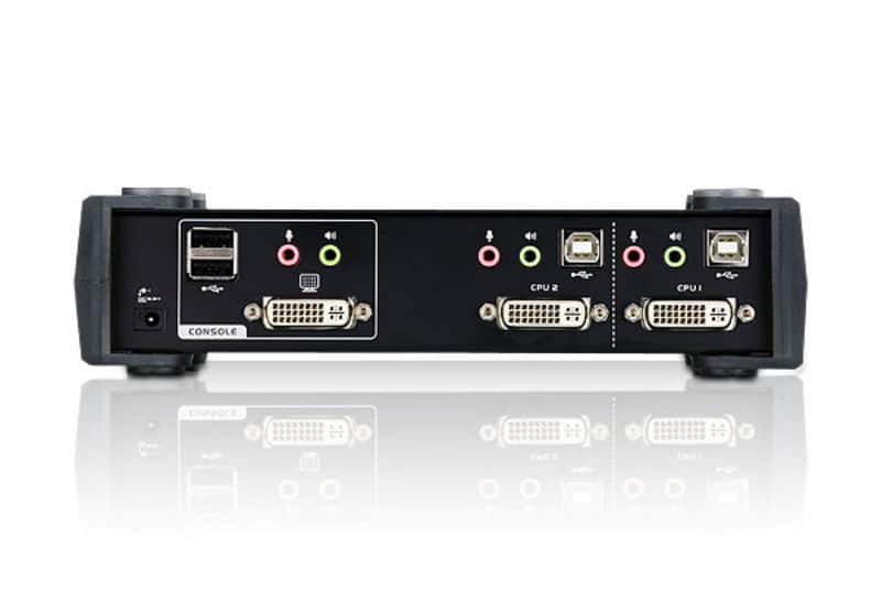 ATEN 2-poorts USB DVI/Geluid KVMP-schakelaar - Afbeelding 2