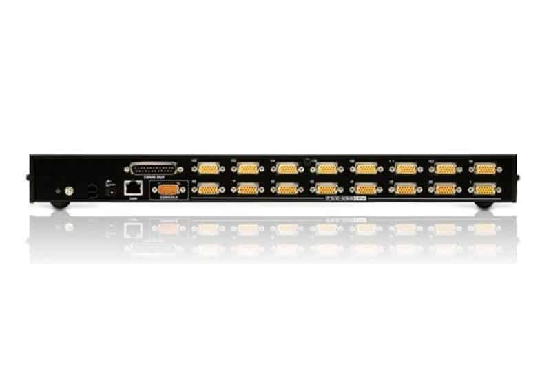 ATEN 1-Lokaal/Op Afstand Delen en Toegang, 16-Poorts PS/2 USB VGA KVM over IP Schakelaar - Afbeelding 2