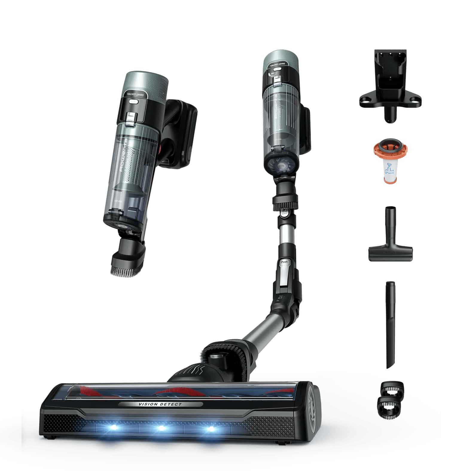 Rowenta X-Force Flex 10.80 Allergy RH7A36 Steelstofzuiger