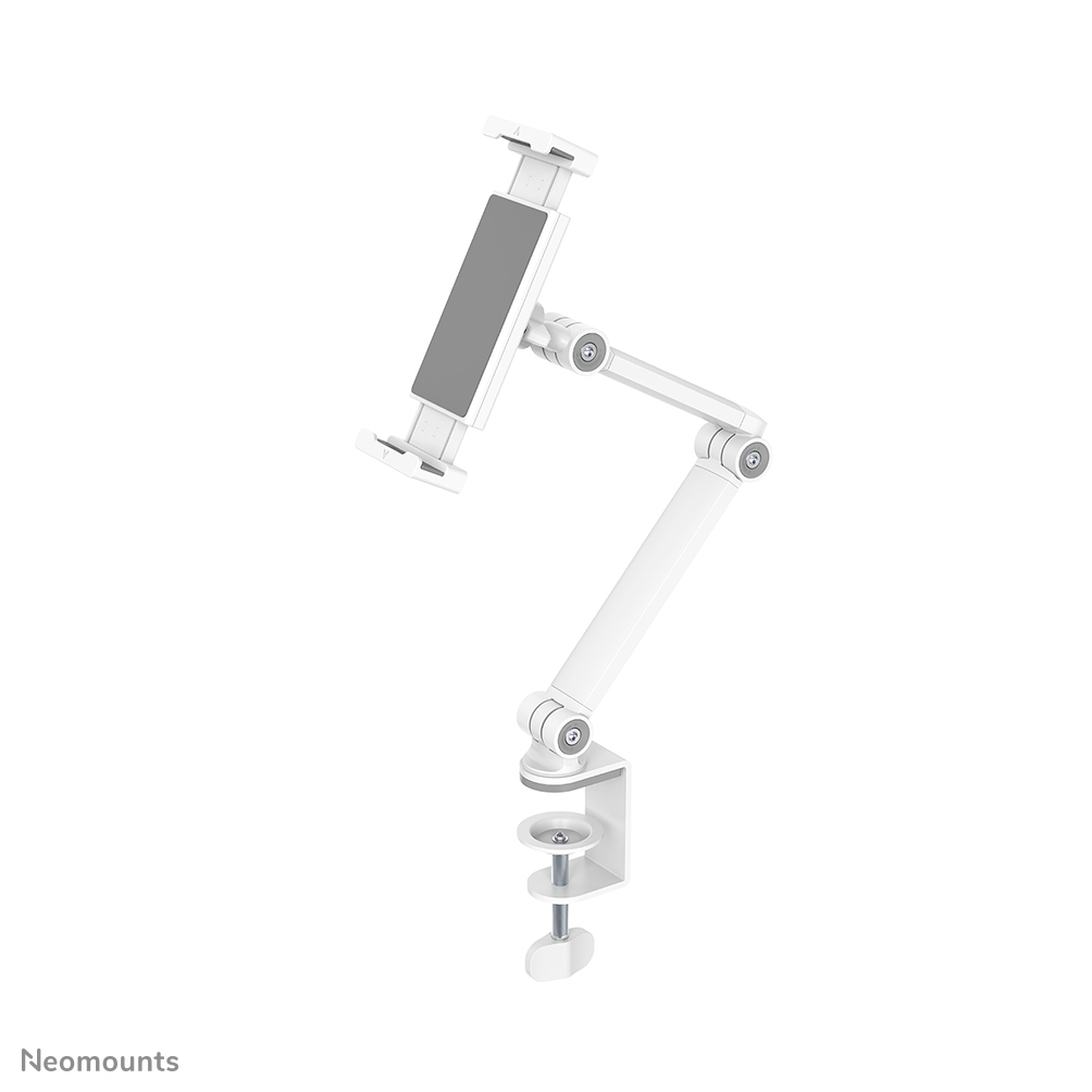 Neomounts DS15-545WH1 Neomounts Tablet Desk Clamp, 4.7 inch - 12.9 inch, 1 kg, white - Afbeelding 2