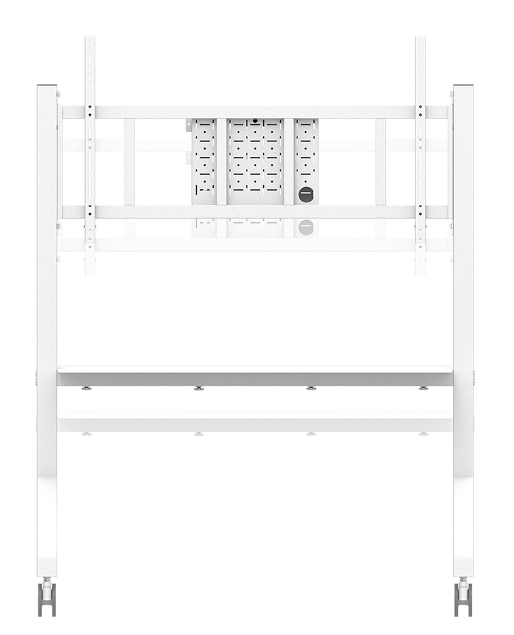 Neomounts FL50-575WH1 floor stand, Multimedia cart/trolley, White, 65" - 110", 300x200 - 1100x600 mm - Afbeelding 3