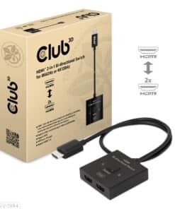 CLUB3D HDMI 2-in-1 Bi-directional Switch for 8K60Hz or 4K120Hz - Afbeelding 5