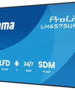 iiyama LH6575UHS-B2AG beeldkrant Digitale signage flatscreen 163,8 cm (64.5") LCD Wifi 500 cd/m² 4K Ultra HD Zwart Type processor Android 11 24/7 - Afbeelding 5