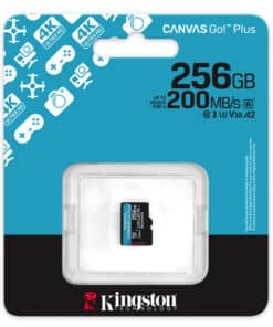 Kingston Technology 256GB microSDXC Canvas Go! Plus Gen4 200R A2 U3 enkel pakket zonder adapter - Afbeelding 3