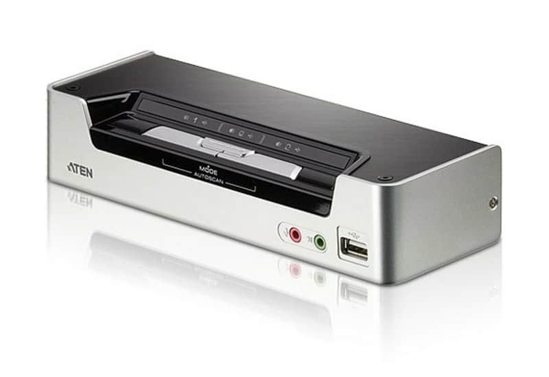 ATEN 2-poorts USB HDMI/Geluid KVMP-schakelaar