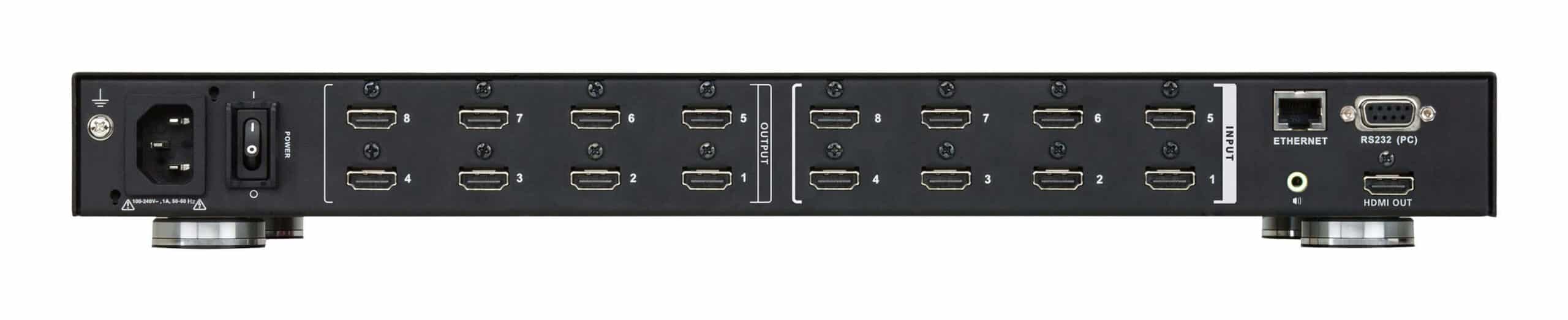 ATEN 8 x 8 HDMI Matrix Switch with AV-matrixschakelaar 58,1 W - Afbeelding 3