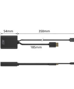 ACT AC7536 video kabel adapter 0,24 m HDMI + USB DisplayPort Zwart - Afbeelding 2