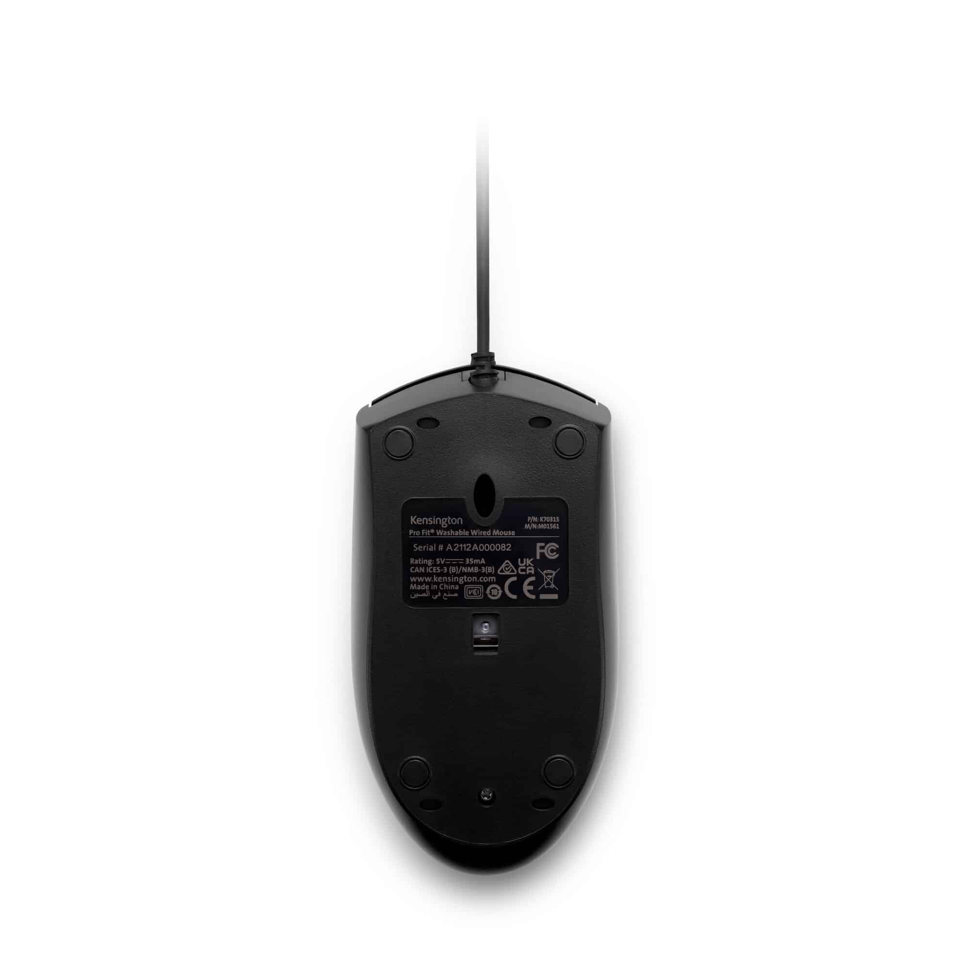 Kensington Pro Fit Wired Washable Mouse - Afbeelding 8