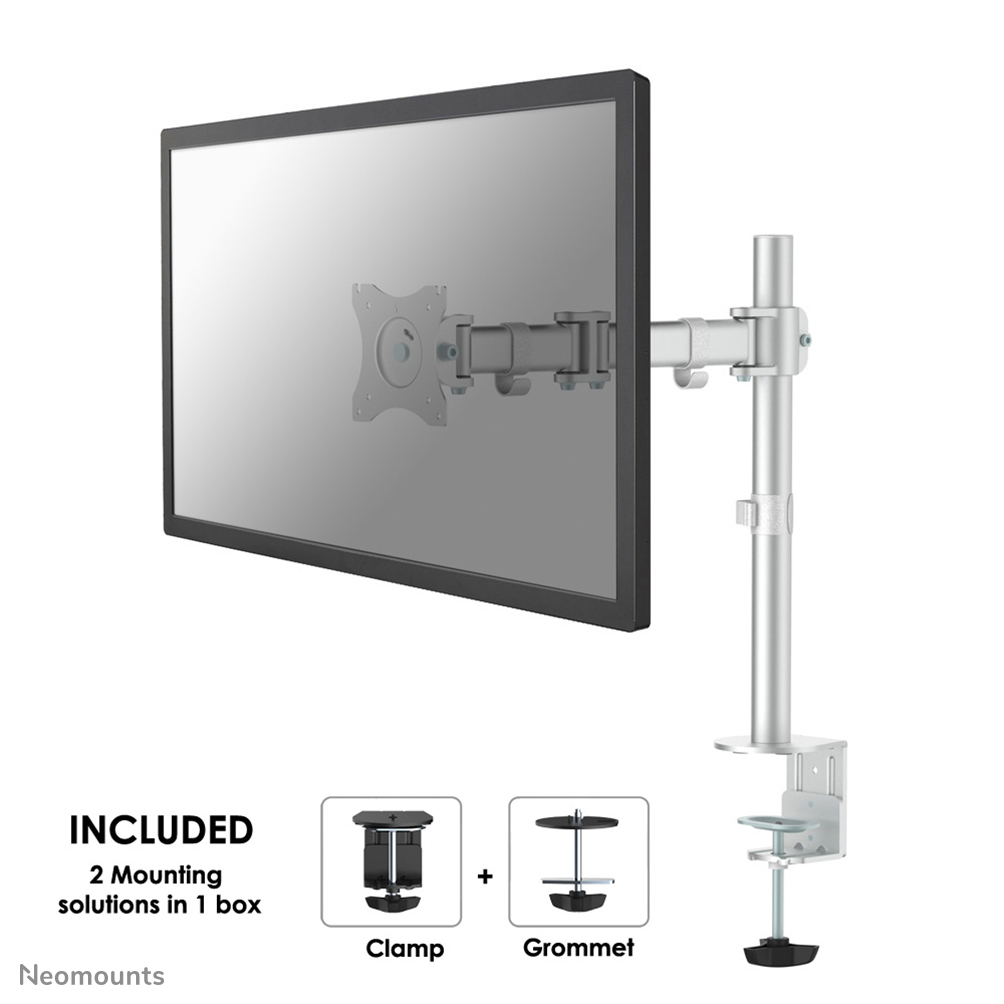 Neomounts NM-D135SILVER Monitorarm 10-30"