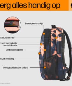 HP Campus XL Backpack, tie-dye