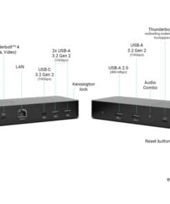 i-tec Thunderbolt 4 Intelligent Dual Display Docking Station + Power Delivery 90W