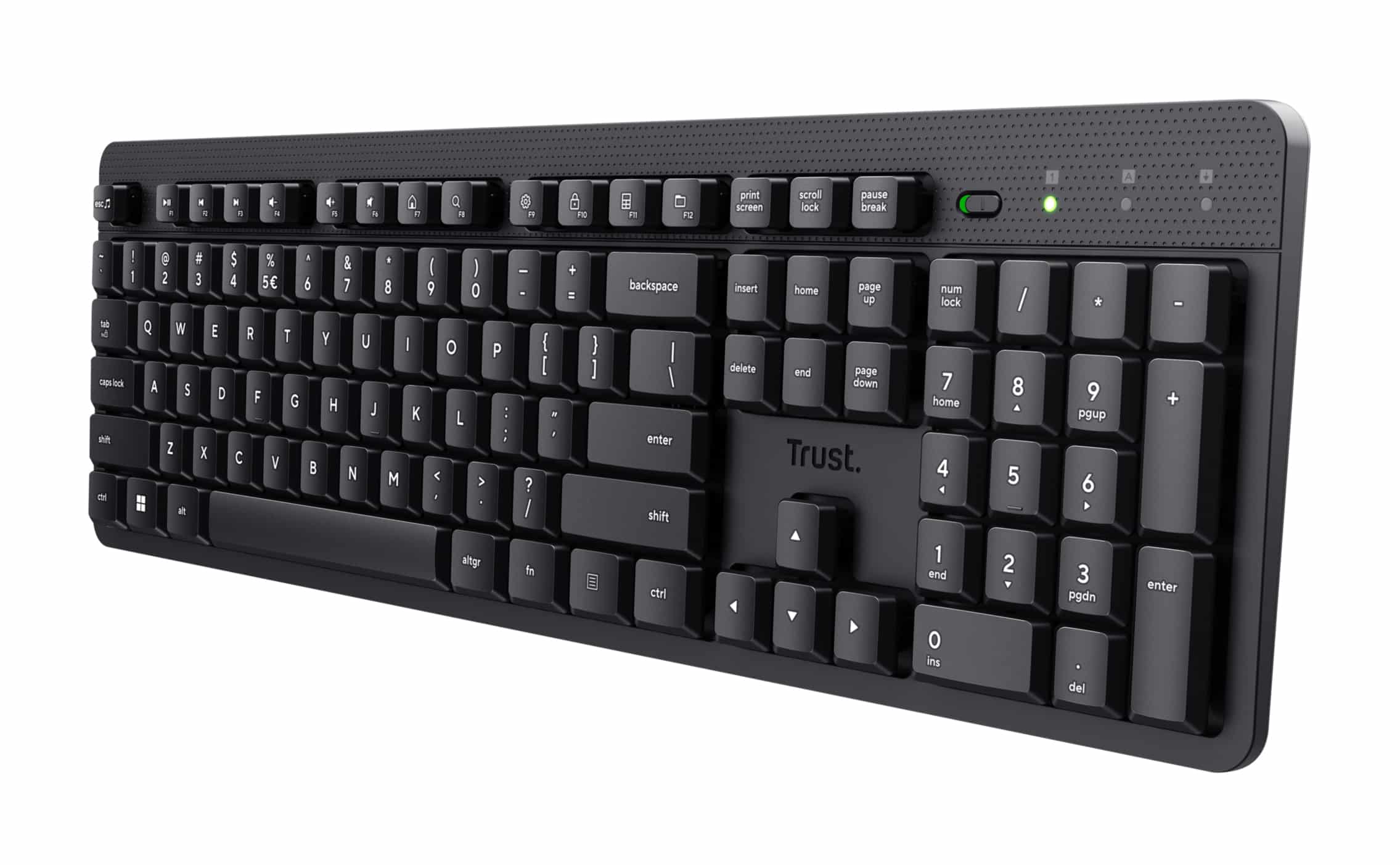 Trust Ody V2 - Draadloos toetsenbord - Stil - Multimedia Toetsen - Qwerty US