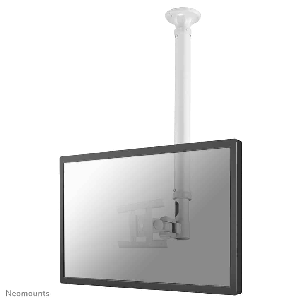 Neomounts FPMA-C100WHITE Monitor/TV-beugel plafond 10-30" - h 79-129 cm