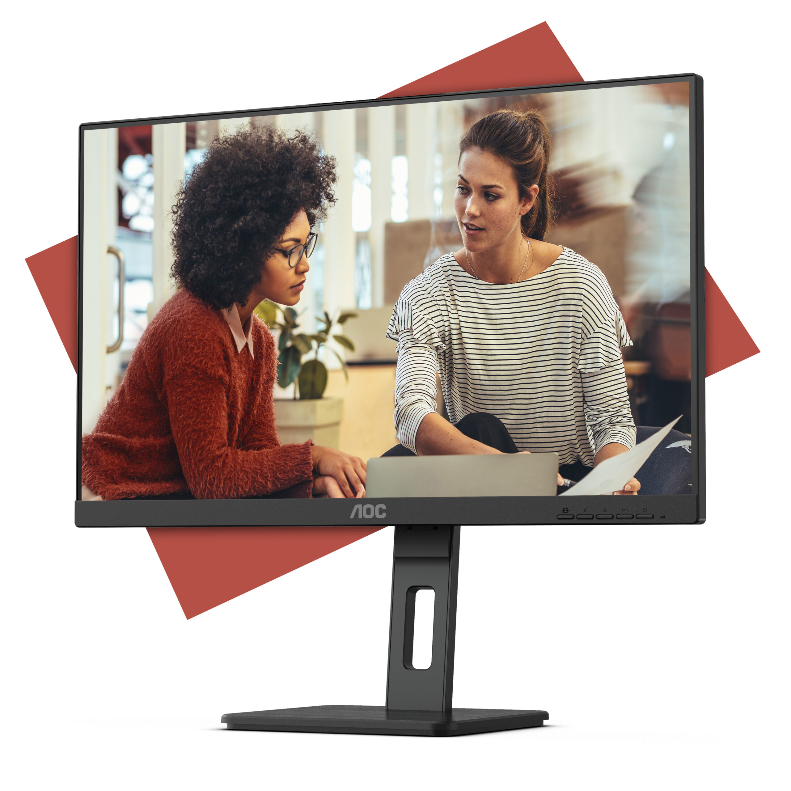 AOC E3 27E3QAF computer monitor 68,6 cm (27") 1920 x 1080 Pixels Full HD LED Zwart - Afbeelding 3