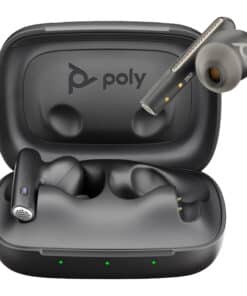 HP Poly Voyager Free 60 UC M Carbon Black Earbuds + BT700 USB-C-adapter + oplaadcase basis - Afbeelding 7