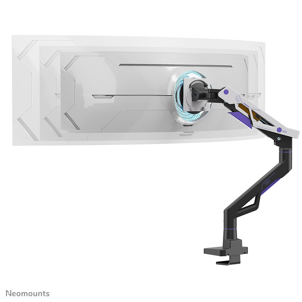 Neomounts DS70-256BL1 Gaming monitor arm 24-57", Clamp/Grommet, 30 kg, Gas spring, Topfix, 180° - Afbeelding 7