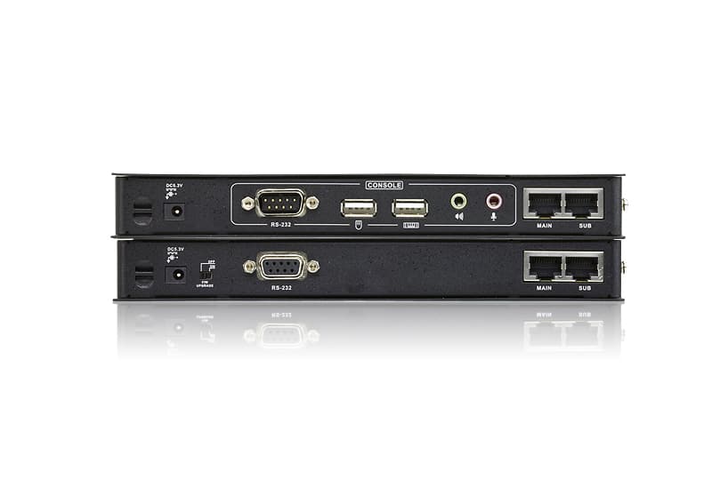 ATEN USB DVI Dubbelvoudige Weergave Cat 5 KVM Verlenger (1024 x 768@60m) - Afbeelding 2