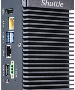 Shuttle Edge PC SPCEL03, Intel Atom x6413E, 1x HDMI, 2x 2.5G LAN, 1x COM, DIO (4x in, 4x out), 3x USB, 2x M.2, 12-24V, ventilatorloos, 24/7, -20...60°C, incl. VESA & DIN-RAIL mount - Afbeelding 8