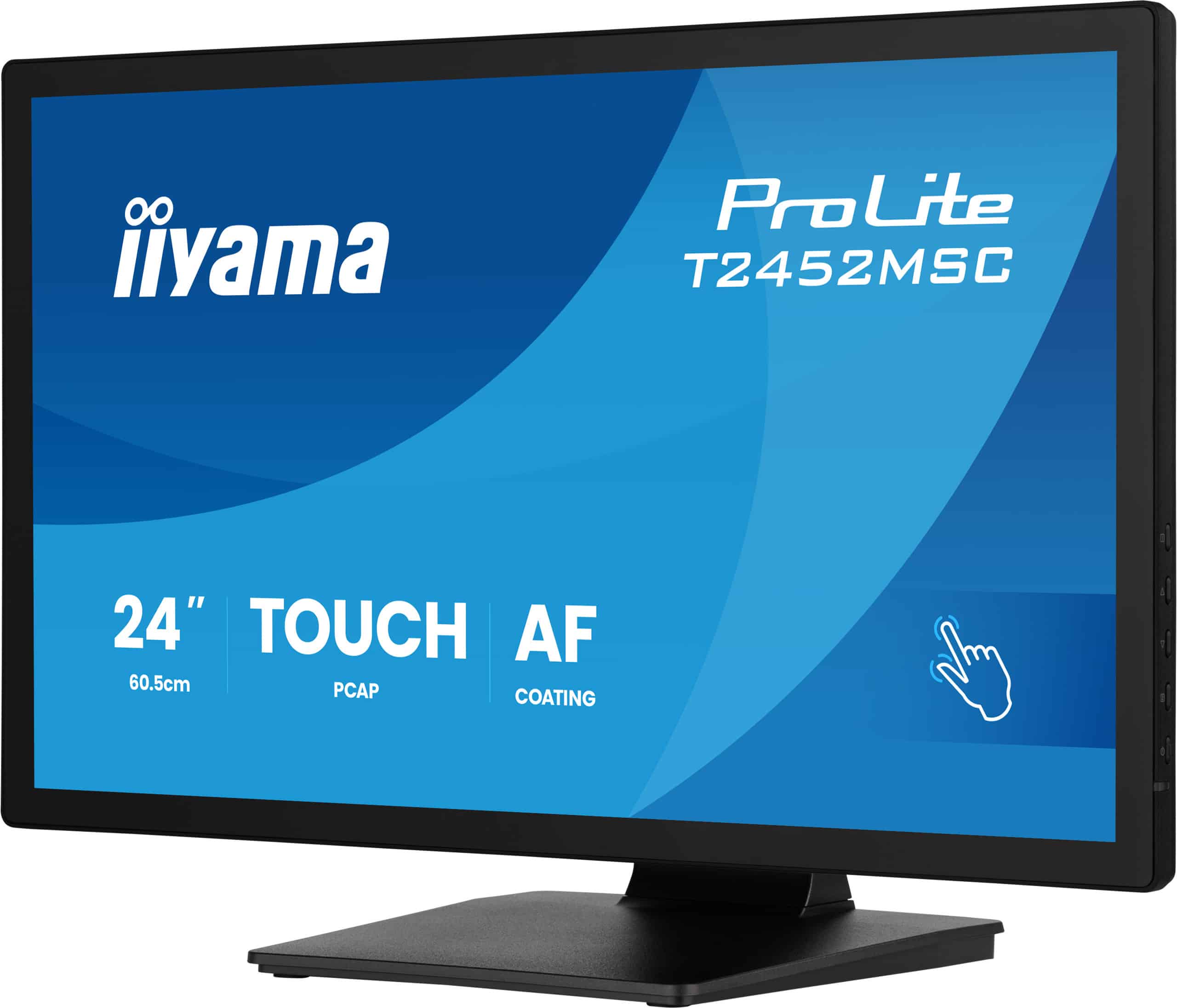 iiyama ProLite T2452MSC-B2 computer monitor 61 cm (24") 1920 x 1080 Pixels Full HD Touchscreen Zwart - Afbeelding 4