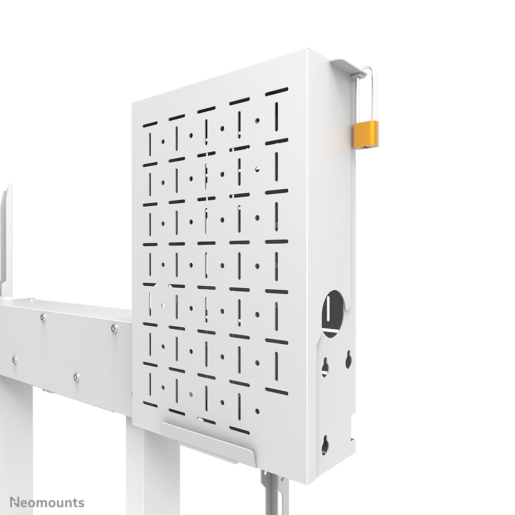 Neomounts WL55-875WH1 Motorised Wall Stand incl. storage box, 55 - 100 inch, 110 kg - Afbeelding 5