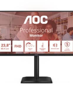 AOC 24E4U computer monitor 60,5 cm (23.8") 1920 x 1080 Pixels Full HD LED Zwart - Afbeelding 2