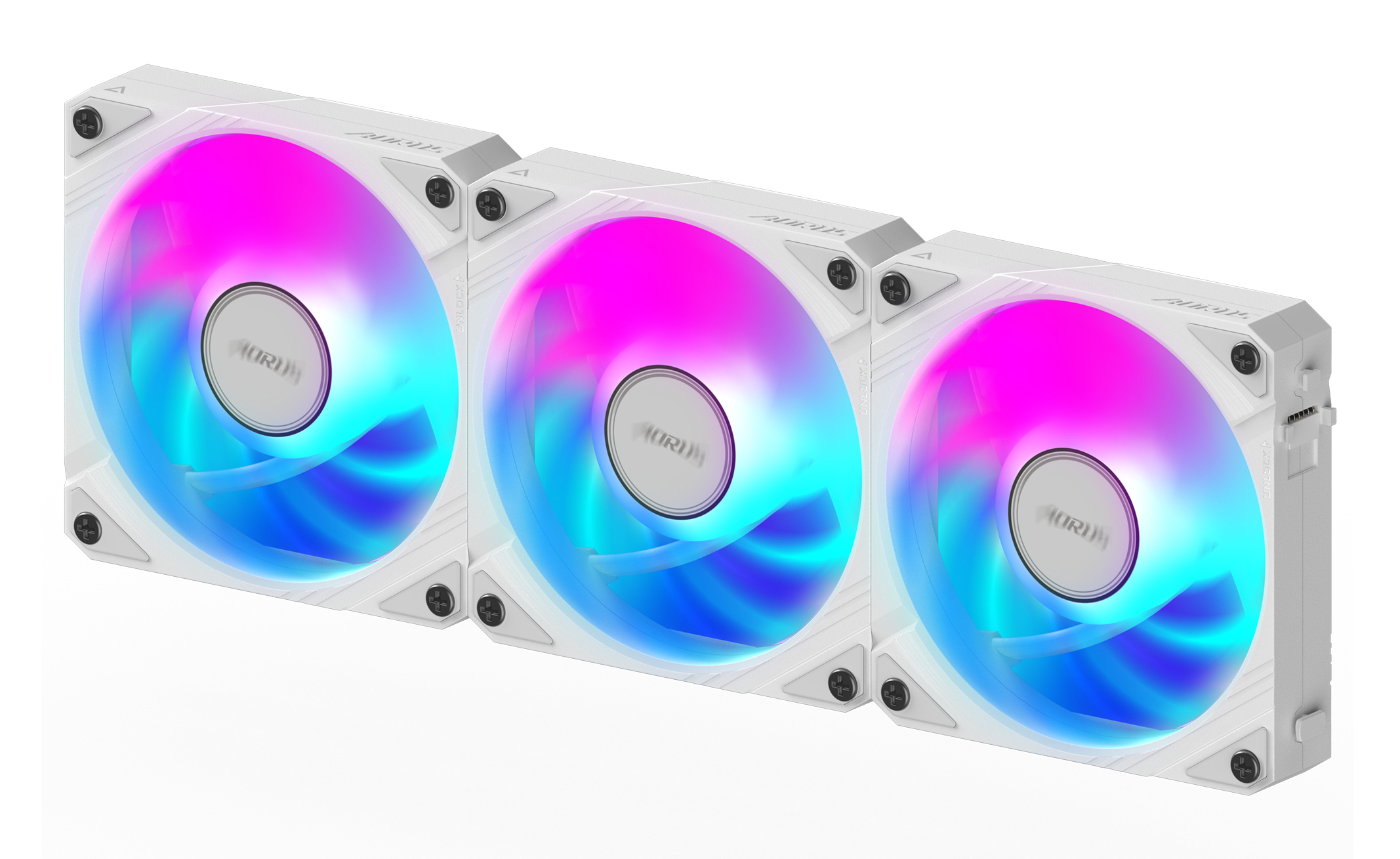 GIGABYTE AORUS EZ CHAIN FAN 120 ICE Moederbord Ventilator 12 cm Wit 1 stuk(s)