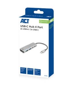 ACT USB-C hub 3.0, 2x USB-A, 2x USB-C - Afbeelding 2
