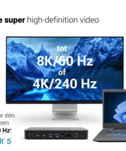 i-tec Thunderbolt 5 Triple Display Docking Station, M.2 slot, 6x USB, 2.5GLAN + Power Delivery 140W - Afbeelding 3