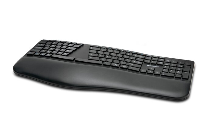 Kensington ProFit Ergo Wrlss toetsenbord Universeel RF draadloos + USB AZERTY Frans Zwart - Afbeelding 3