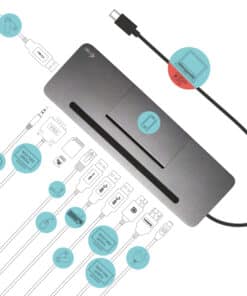 i-tec Metal USB-C Ergonomic 4K 3x Display Docking Station + Power Delivery 85 W - Afbeelding 7