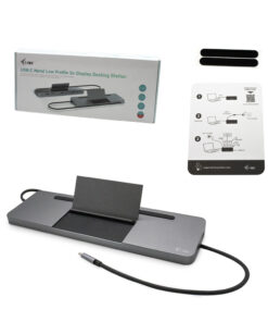 i-tec Metal USB-C Ergonomic 4K 3x Display Docking Station + Power Delivery 85 W - Afbeelding 8