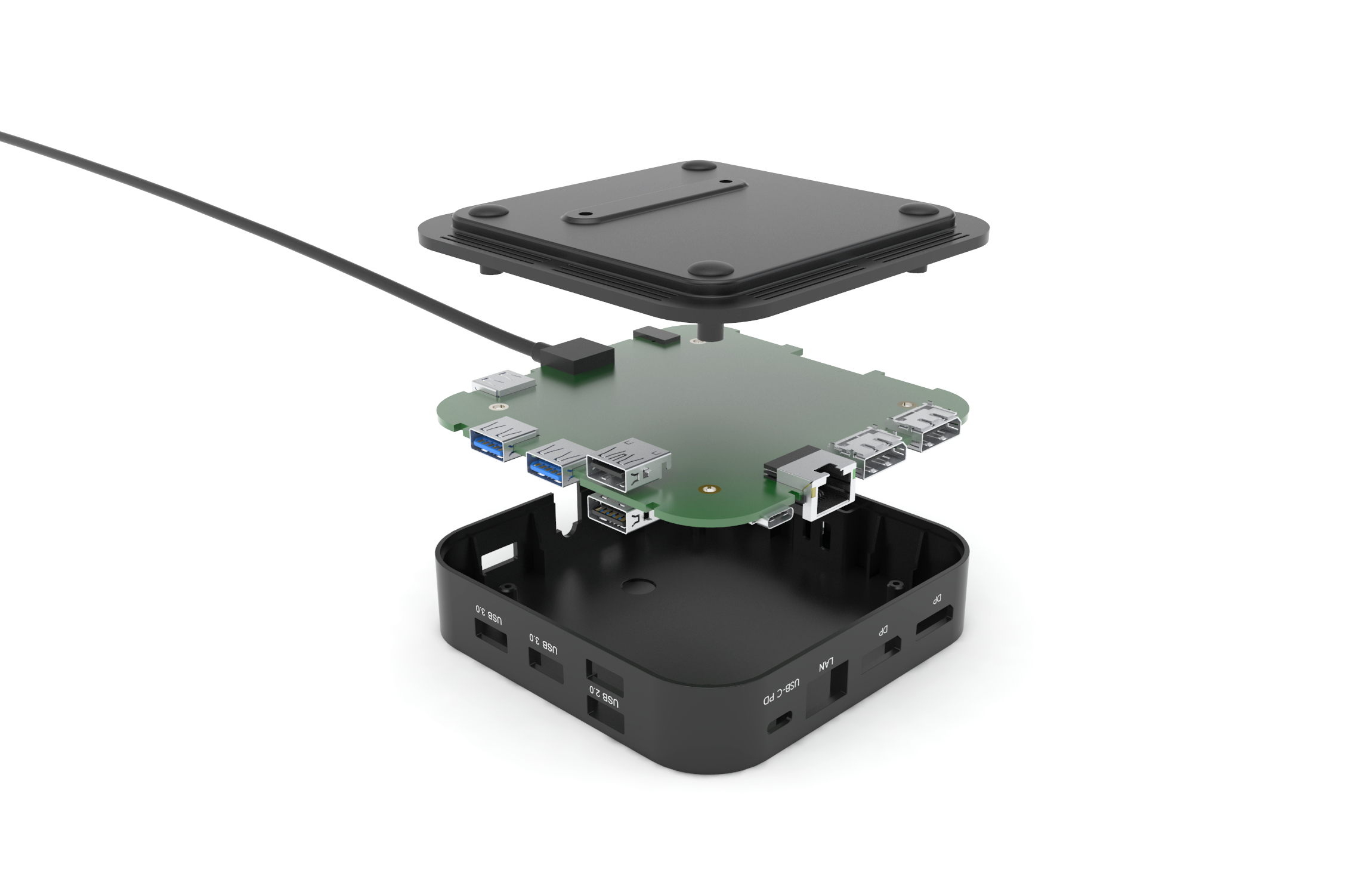 i-tec USB-C Dual Display Docking Station with Power Delivery 100 W + Universal Charger 100 W - Afbeelding 3