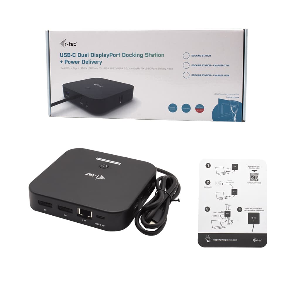 i-tec USB-C Dual Display Docking Station with Power Delivery 100 W - Afbeelding 8