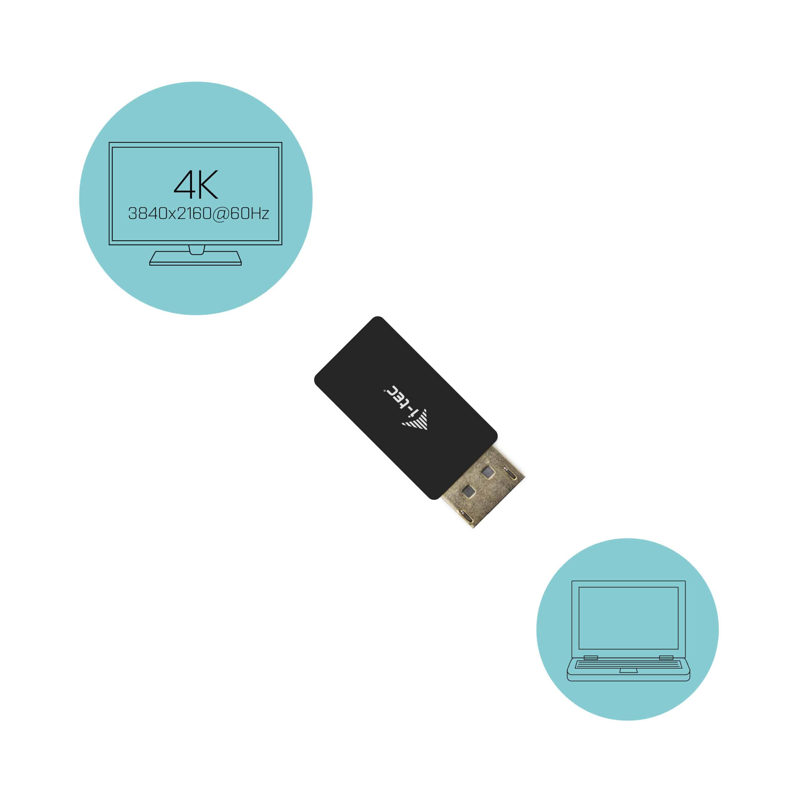 i-tec DisplayPort to HDMI Adapter 4K/60Hz - Afbeelding 3