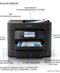 Epson WorkForce Pro WF-4830DTWF - Afbeelding 2