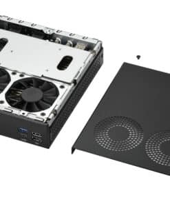 Shuttle XPС slim DH610V2 PC/workstation barebone 1,35L maat pc Zwart Intel H610 LGA 1700 - Afbeelding 5