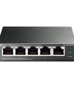 TP-Link TL-SG105PE netwerk-switch Managed L2 Gigabit Ethernet (10/100/1000) Power over Ethernet (PoE) Zwart
