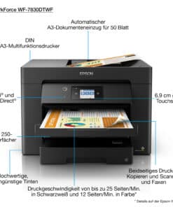 Epson WorkForce WF-7830DTWF - Afbeelding 3