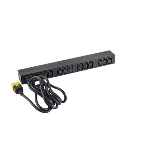 APC Rack PDU AP9565, Basic, 0U/1U, 16A, 230V, (12x) C13, C20 stekker - Afbeelding 5