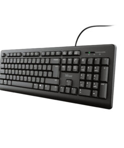 Trust Primo Stil Toetsenbord QWERTY - toetsenbord – stil typen – morsbestendig ontwerp – zwart