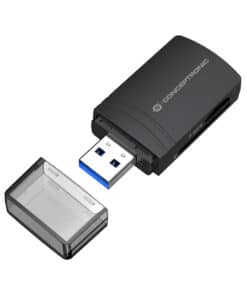 Conceptronic BIAN06B geheugenkaartlezer USB 3.2 Gen 1 (3.1 Gen 1) Type-A Zwart