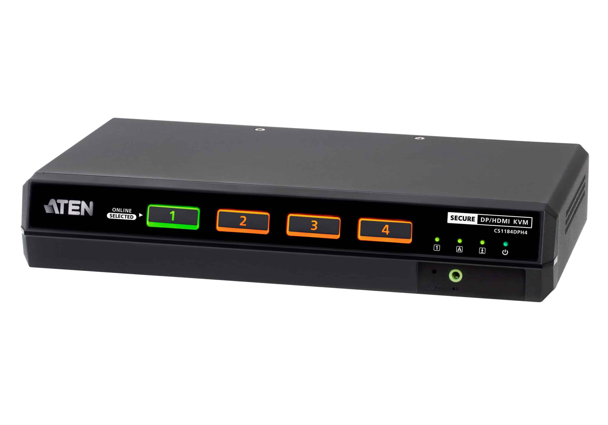 ATEN 4-poorts USB 5K DisplayPort/HDMI universele beveiligde KVM-switch (PSD PP v4.0-compatibel)